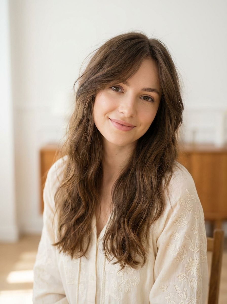 Offene Haare mit sanften Wellen - Frisuren zur Konfirmation